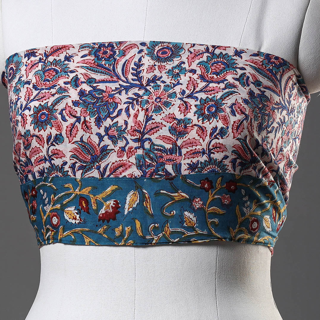 Block Printed Blouse Piece