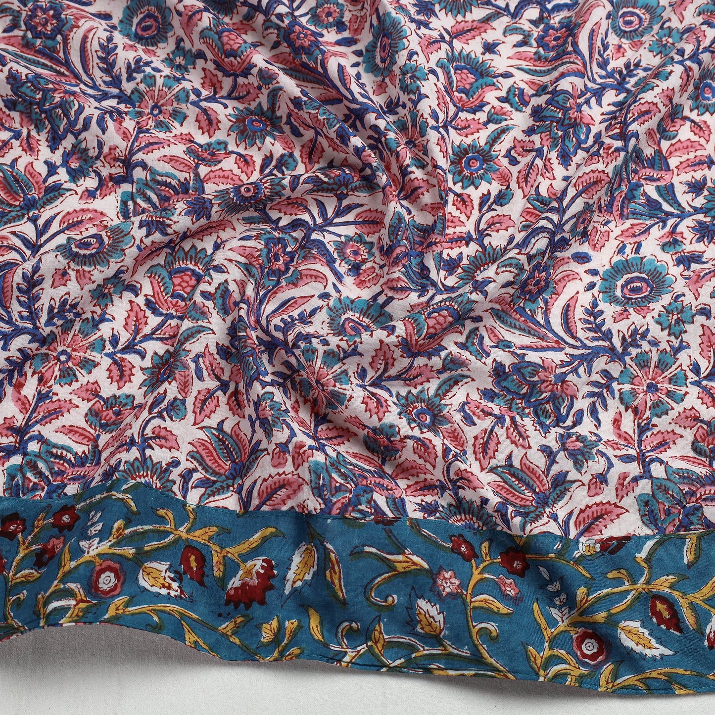 Block Printed Blouse Piece
