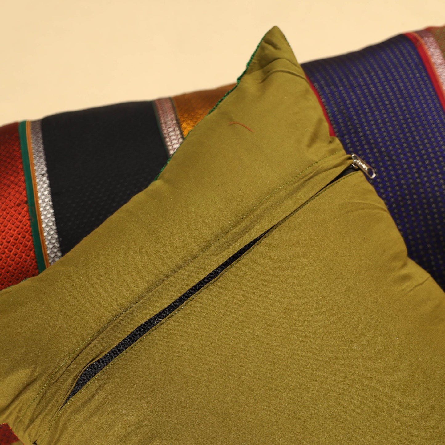 Set of 2 - Khun Patchwork Cotton Pillow Covers (25 x 15 in) 30