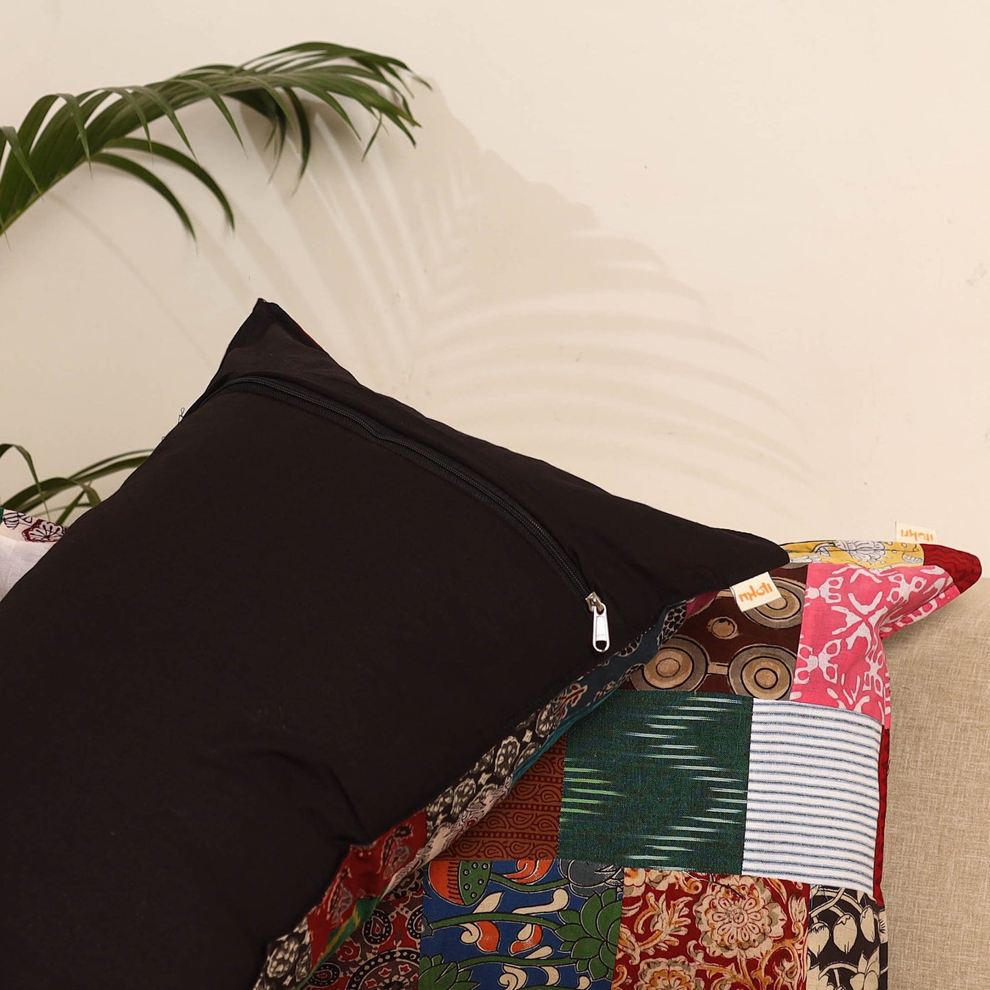 Multicolor - set of 2 patchwork pillow covers 64