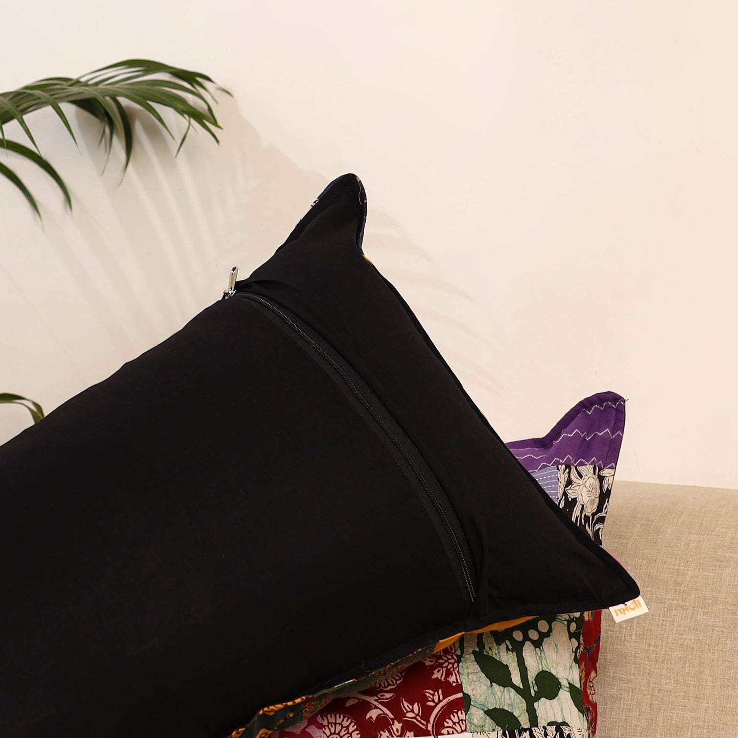 Multicolor - set of 2 patchwork pillow covers 82