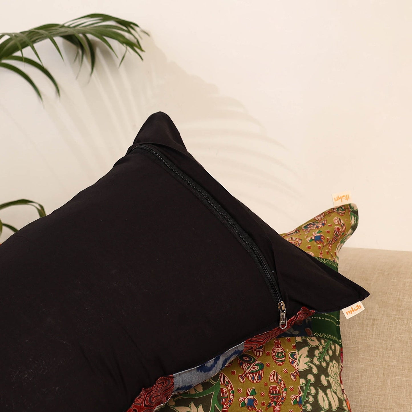 Multicolor - set of 2 patchwork pillow covers 93