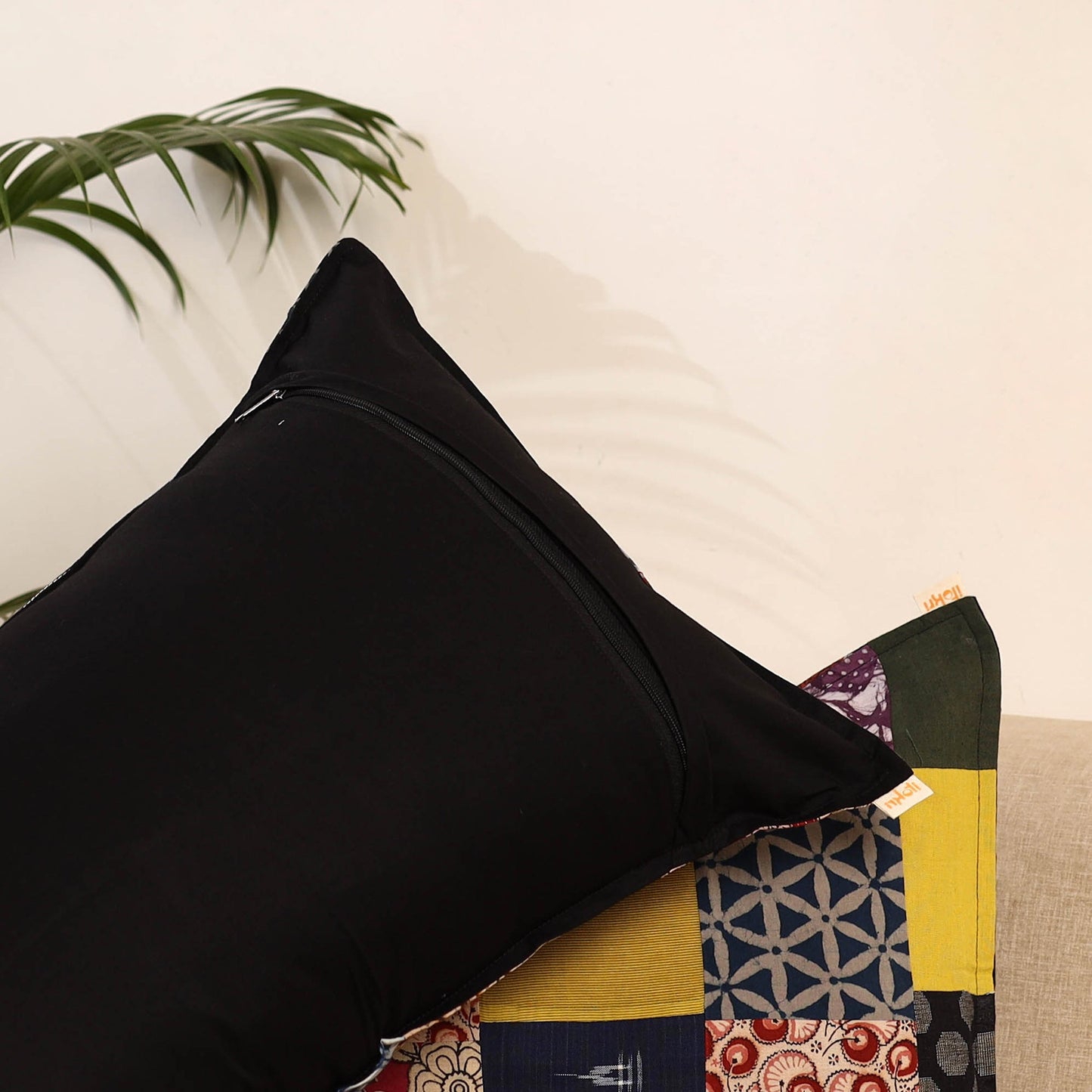 Multicolor - set of 2 patchwork pillow covers 95