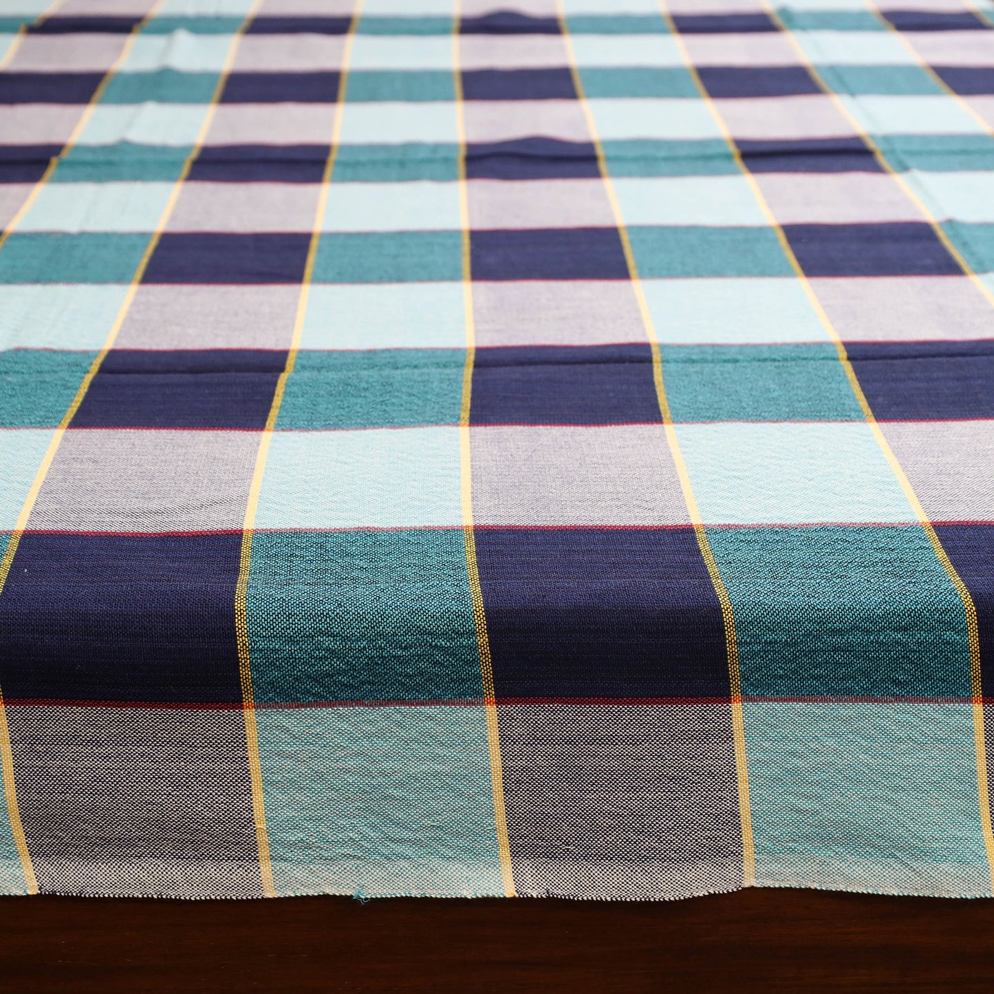 Multicolor - single handloom cotton bed sheet (90 x 60 in)