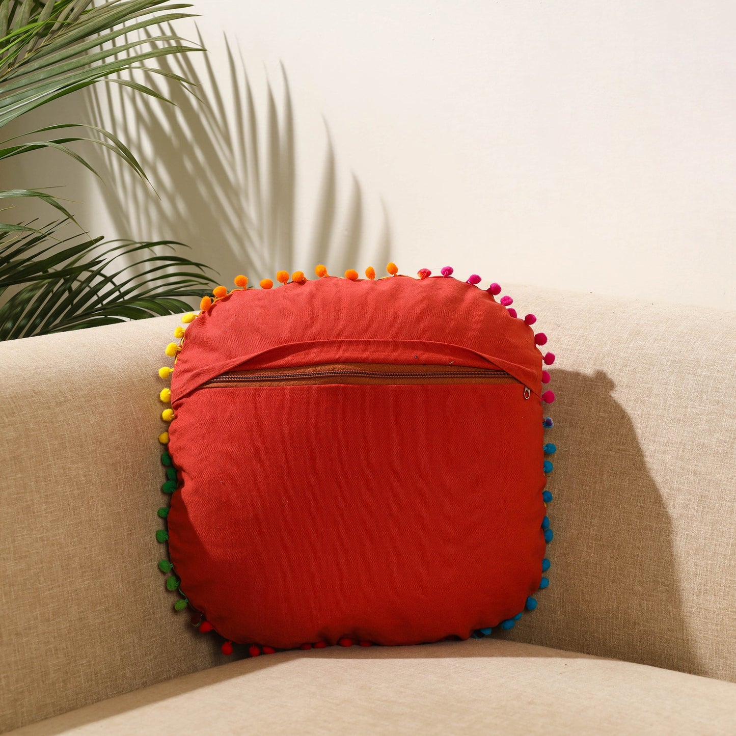 Buy Multicolor Suzani Embroidery Cushion Cover