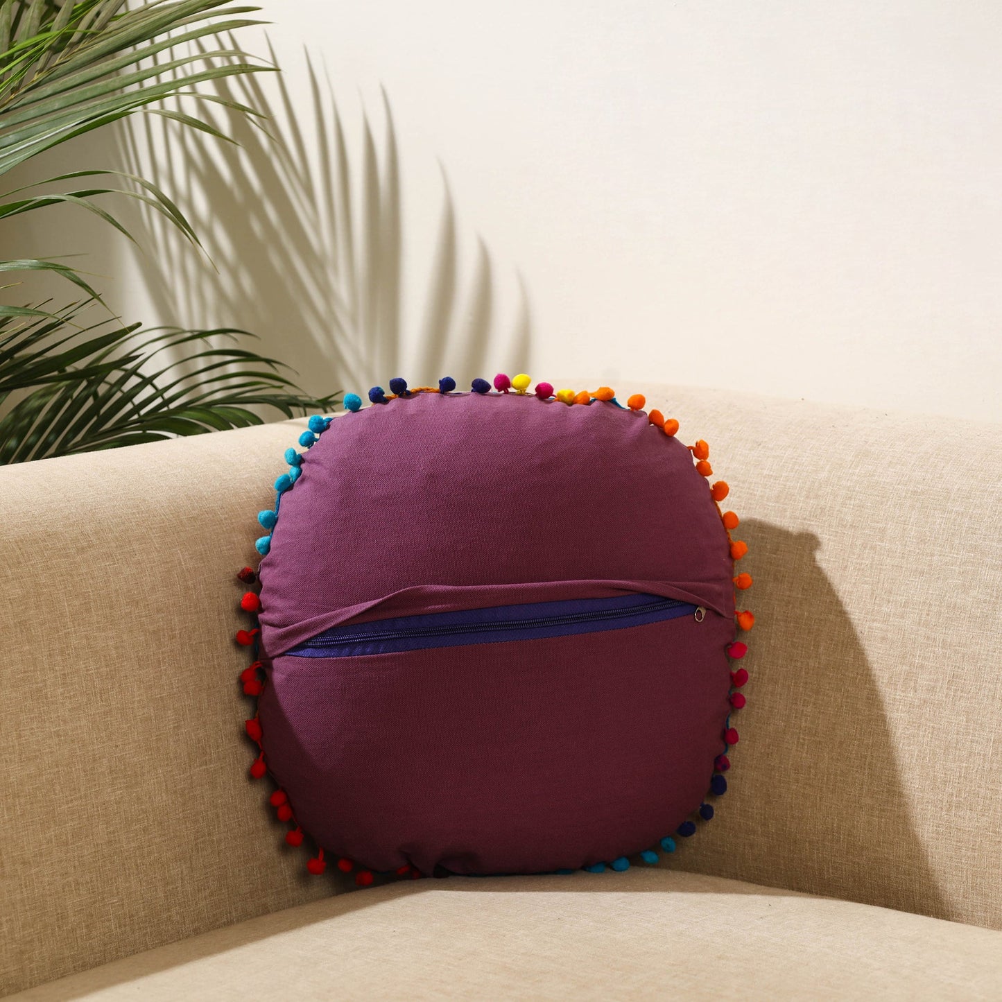 Buy Multicolor Suzani Embroidery Cushion Cover