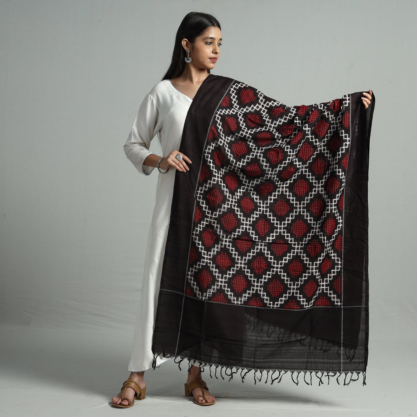 Pochampally Ikat Dupatta