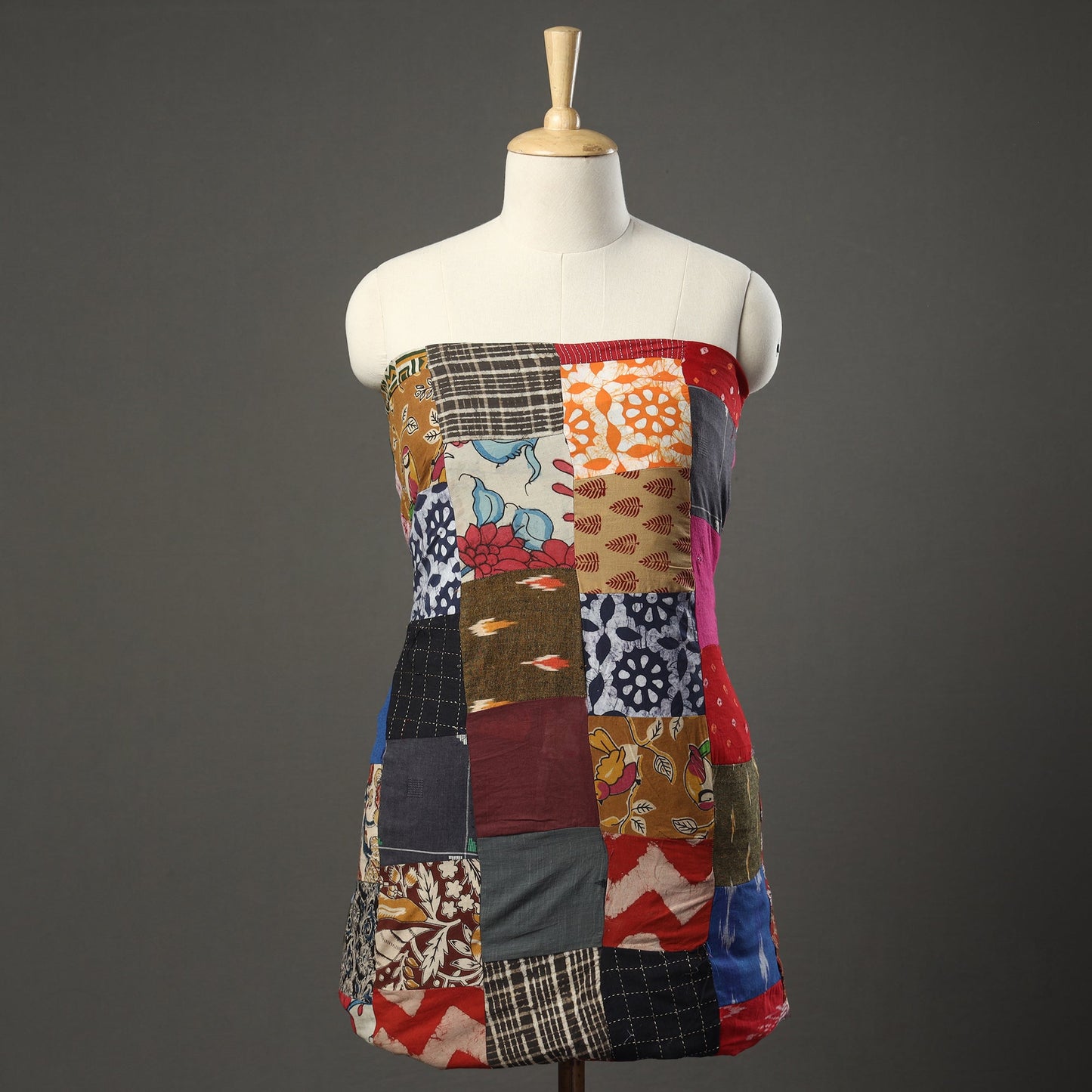 Tukdi Kaam Patchwork Cotton Kurta Material - (3.5 meter) 27