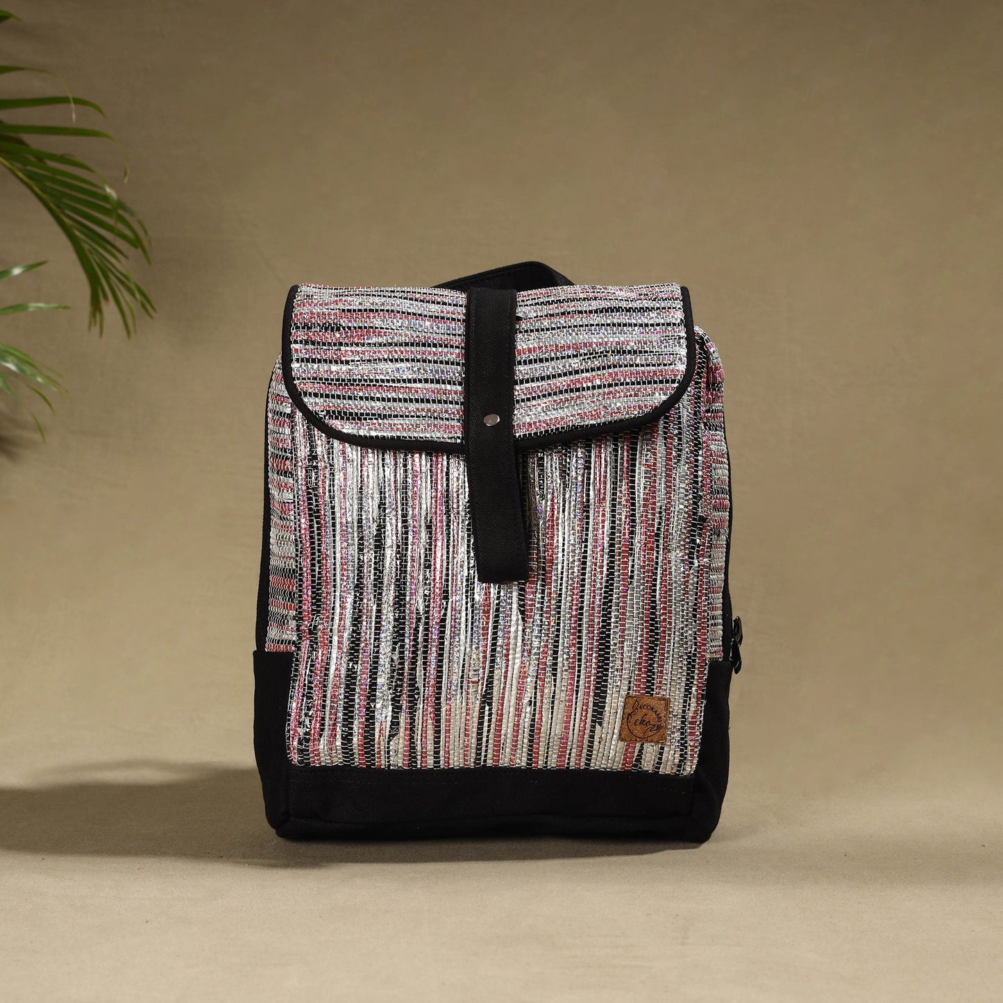 upcycled mini bagpack