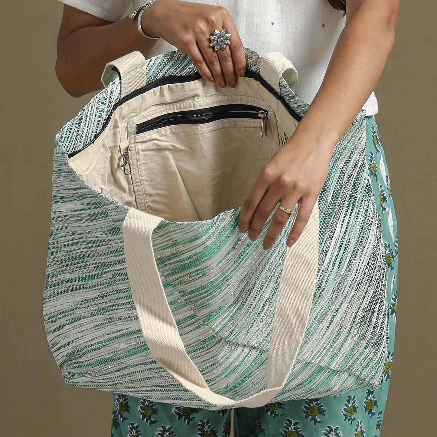 Upcycled Weave Handcrafted Shoulder Bag