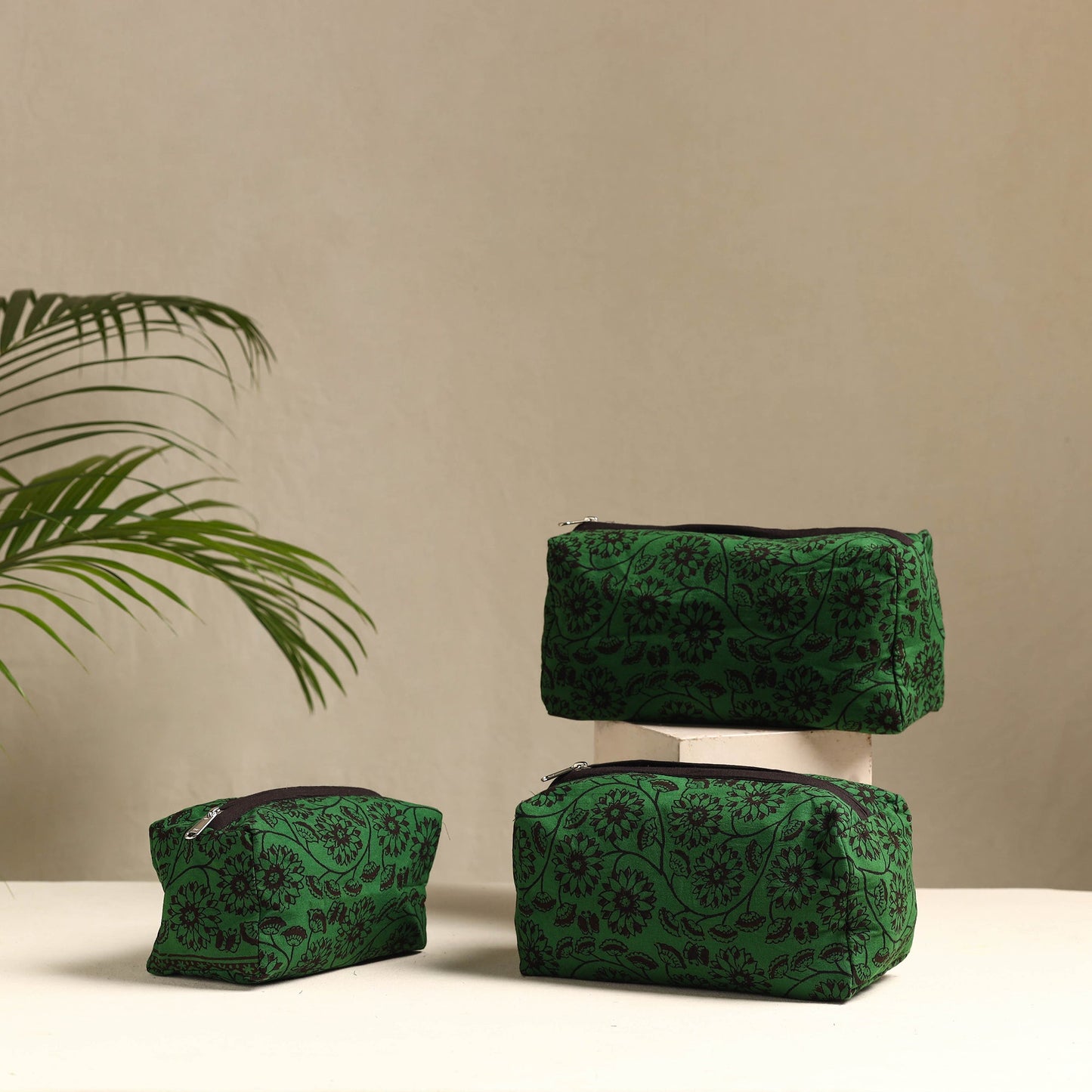 Handmade Cotton Toiletry Bag Online in India l iTokri