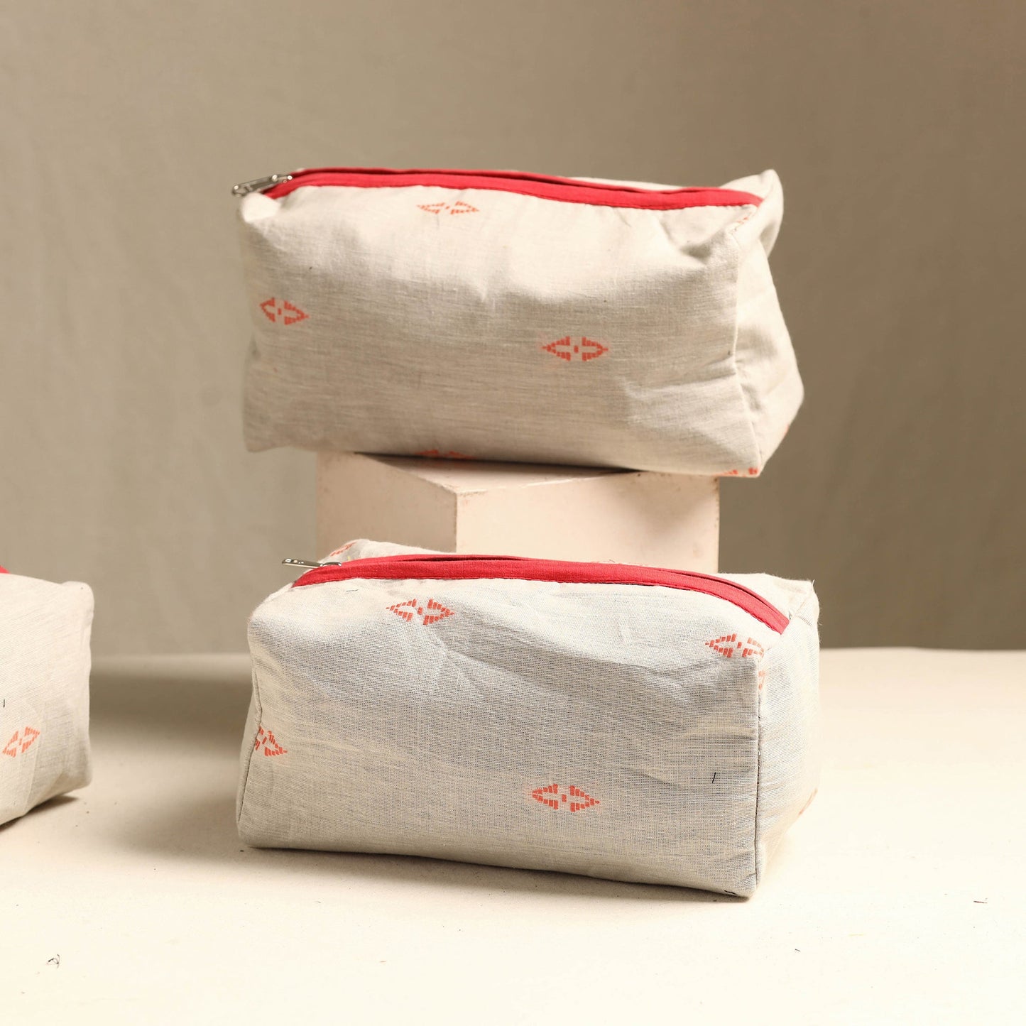 Handmade Cotton Toiletry Bag Online in India l iTokri