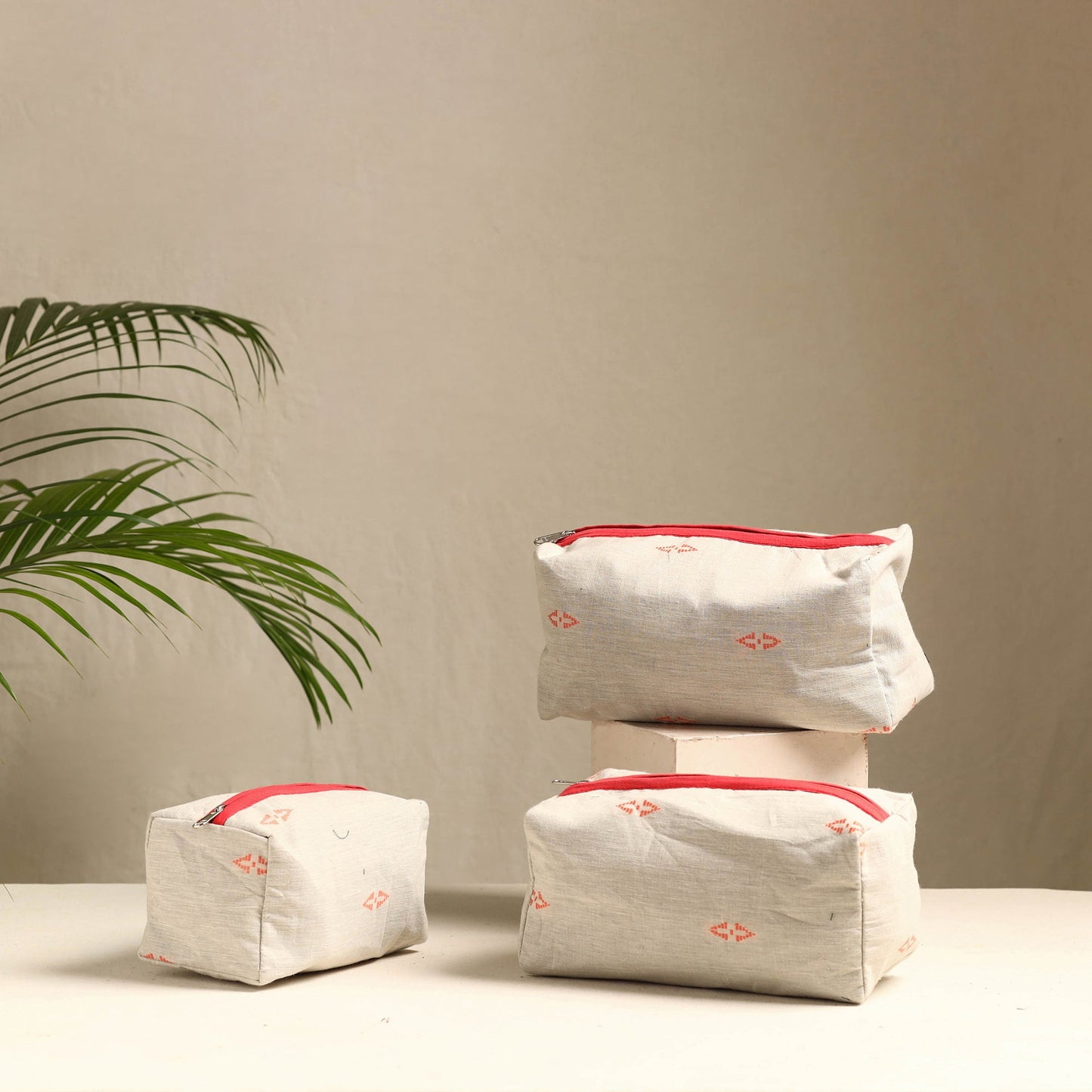 Handmade Cotton Toiletry Bag Online in India l iTokri