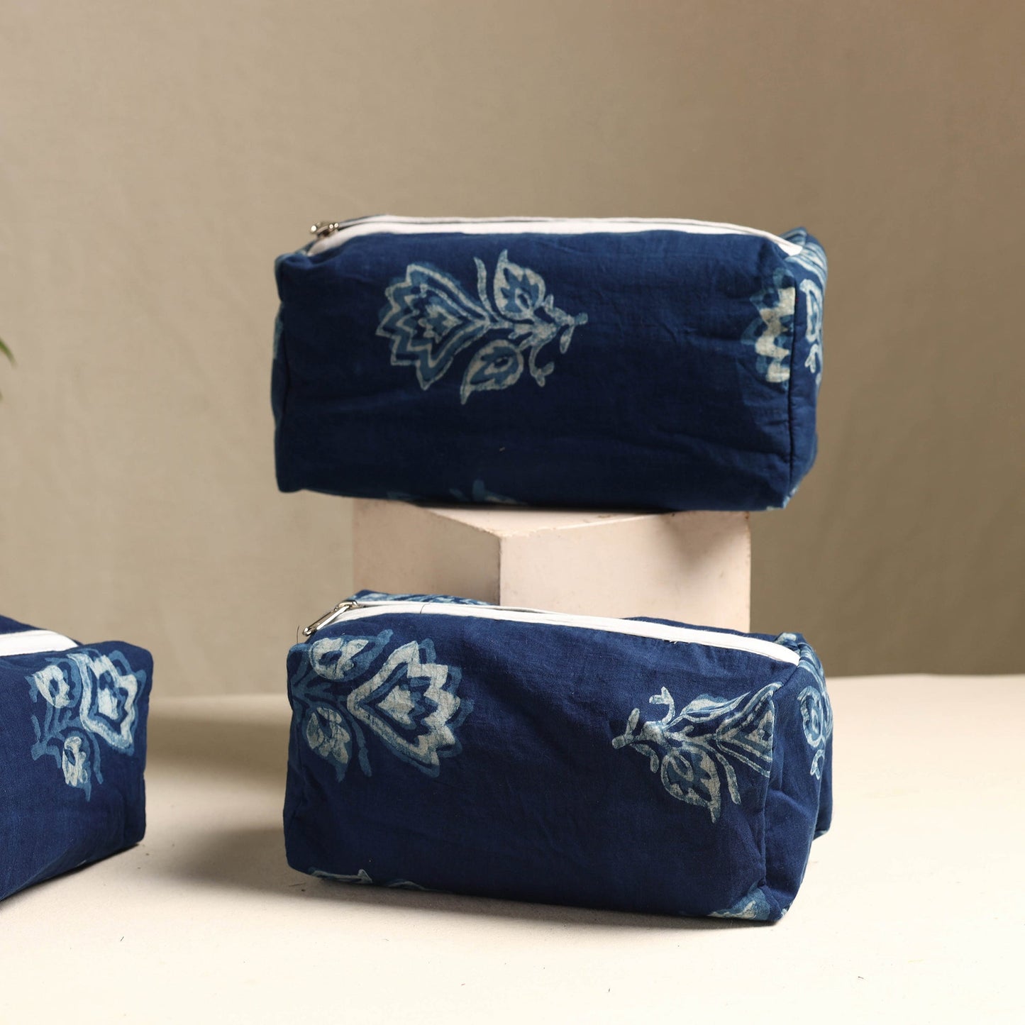 Handmade Cotton Toiletry Bag Online in India l iTokri
