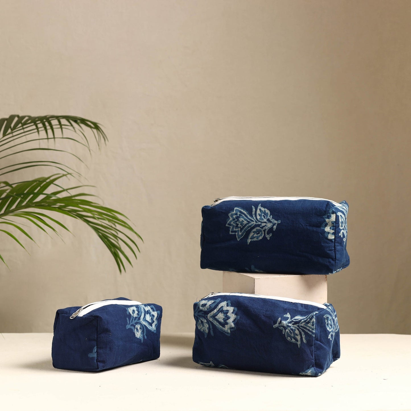 Handmade Cotton Toiletry Bag Online in India l iTokri