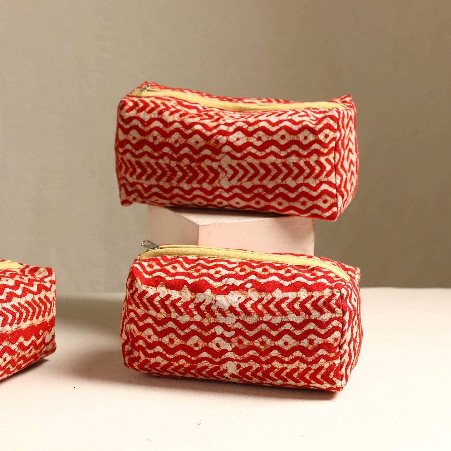 Handmade Cotton Toiletry Bag Online in India l iTokri