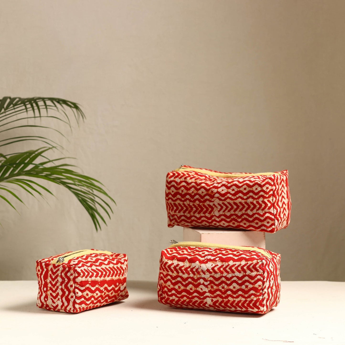 Handmade Cotton Toiletry Bag Online in India l iTokri