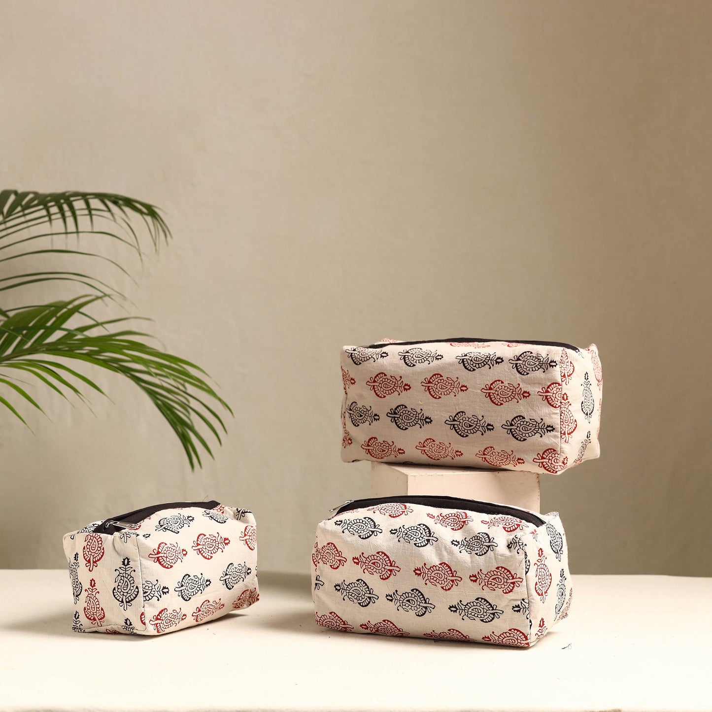 Handmade Cotton Toiletry Bag Online in India l iTokri