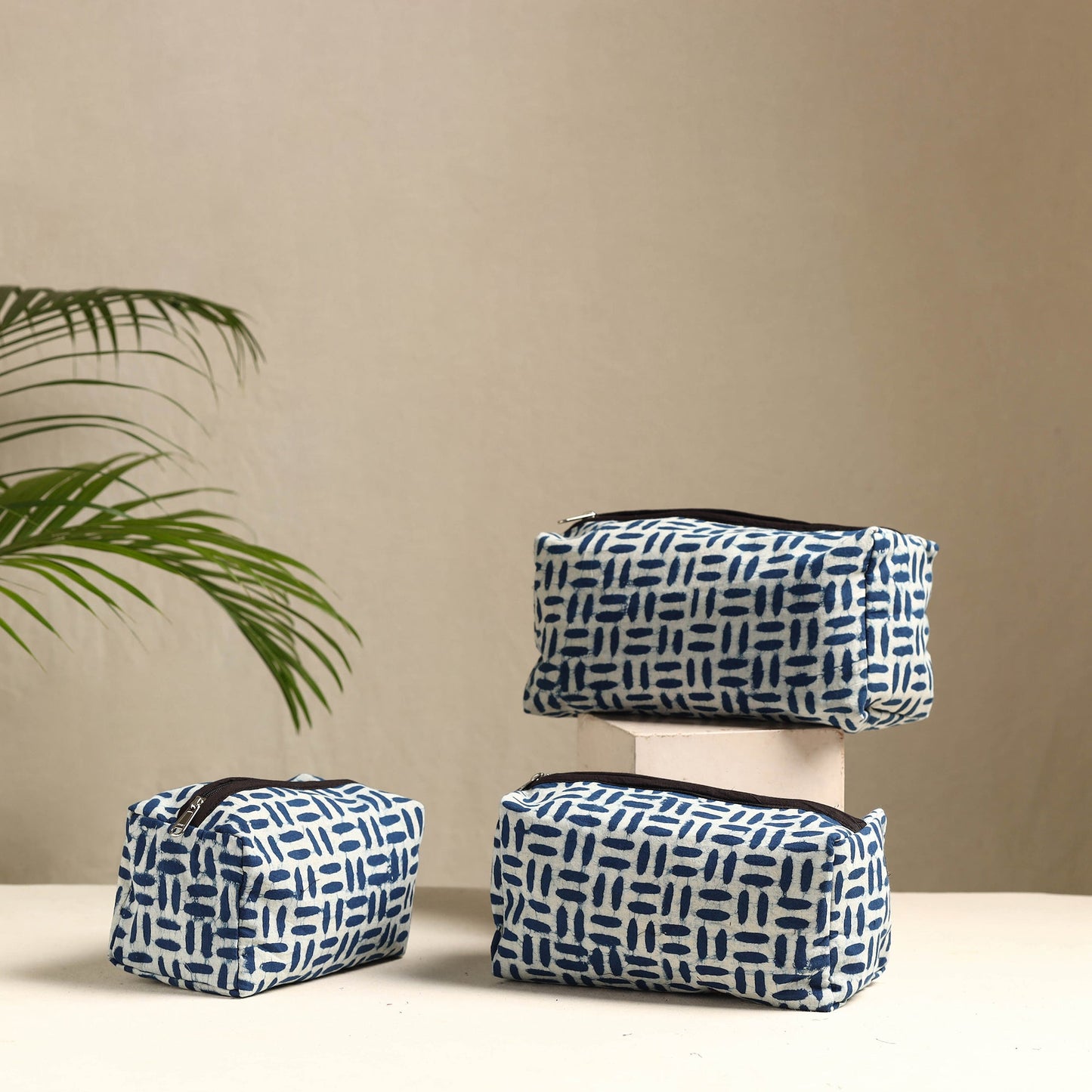 Handmade Cotton Toiletry Bag Online in India l iTokri