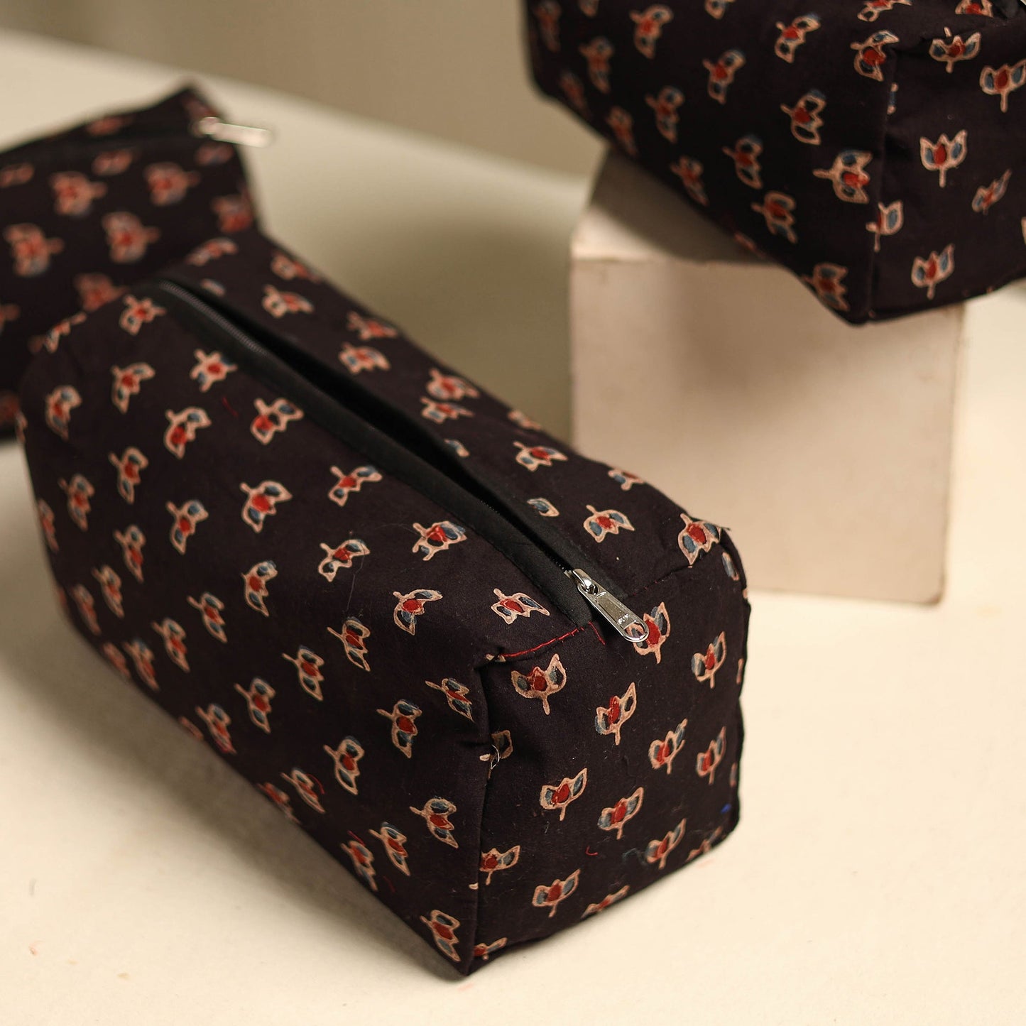 Multipurpose Handmade Toiletry Bags (Set of 3)