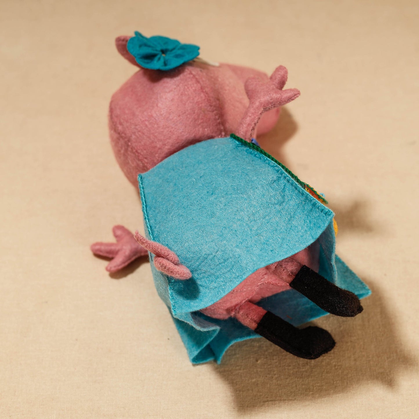 Buy Mummy Piggie - Handmade Felt Work Stuffed Soft Toy