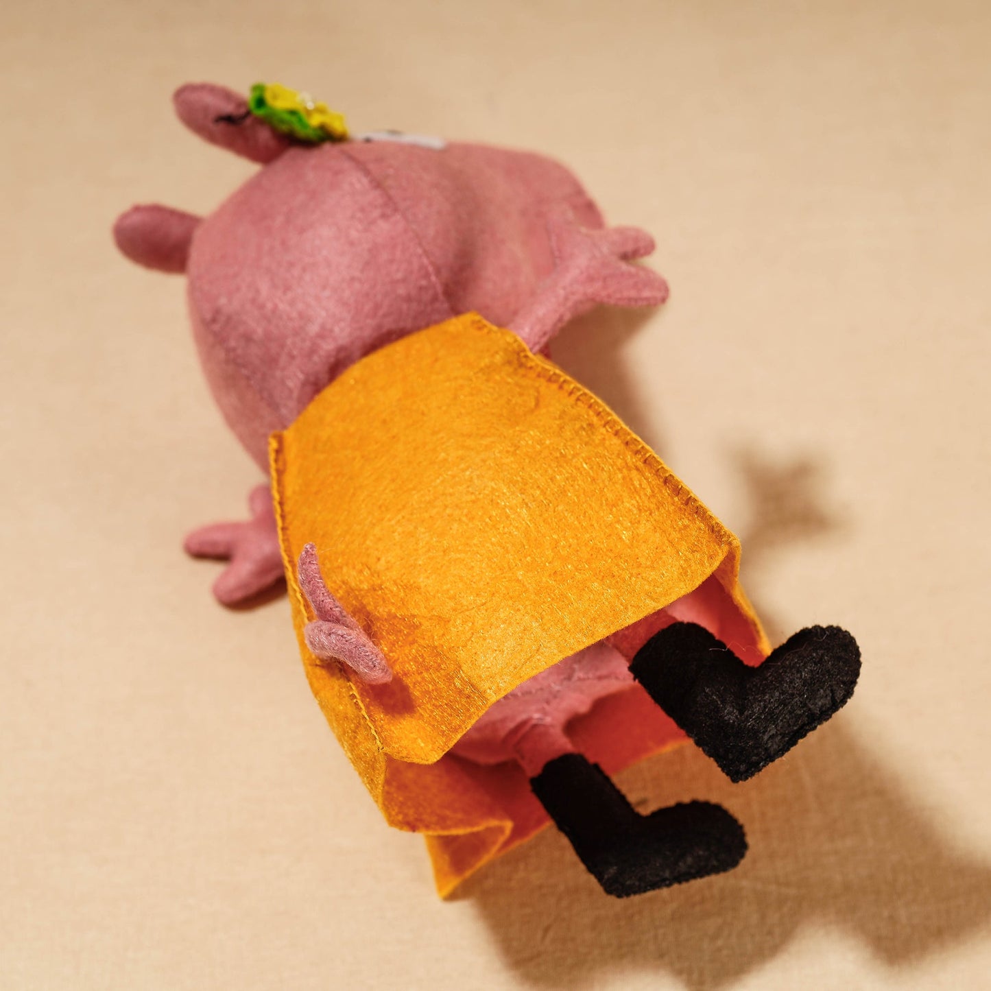 Buy Mummy Piggie - Handmade Felt Work Stuffed Soft Toy