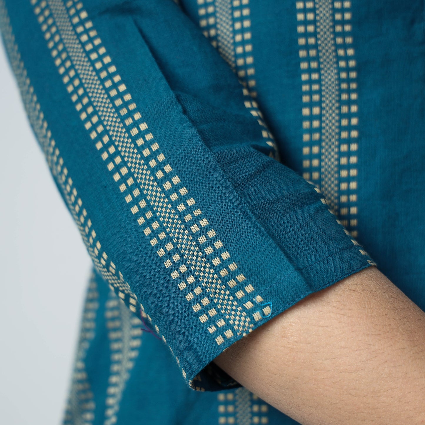 Buy Jacquard Cotton Long Kurta for Women