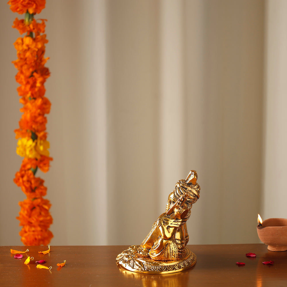 Musician Ganesha - Handmade God Idol