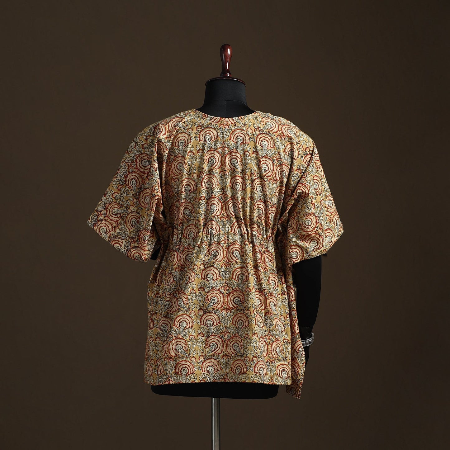 Natural dyed hand block kalamkari print patchwork cotton