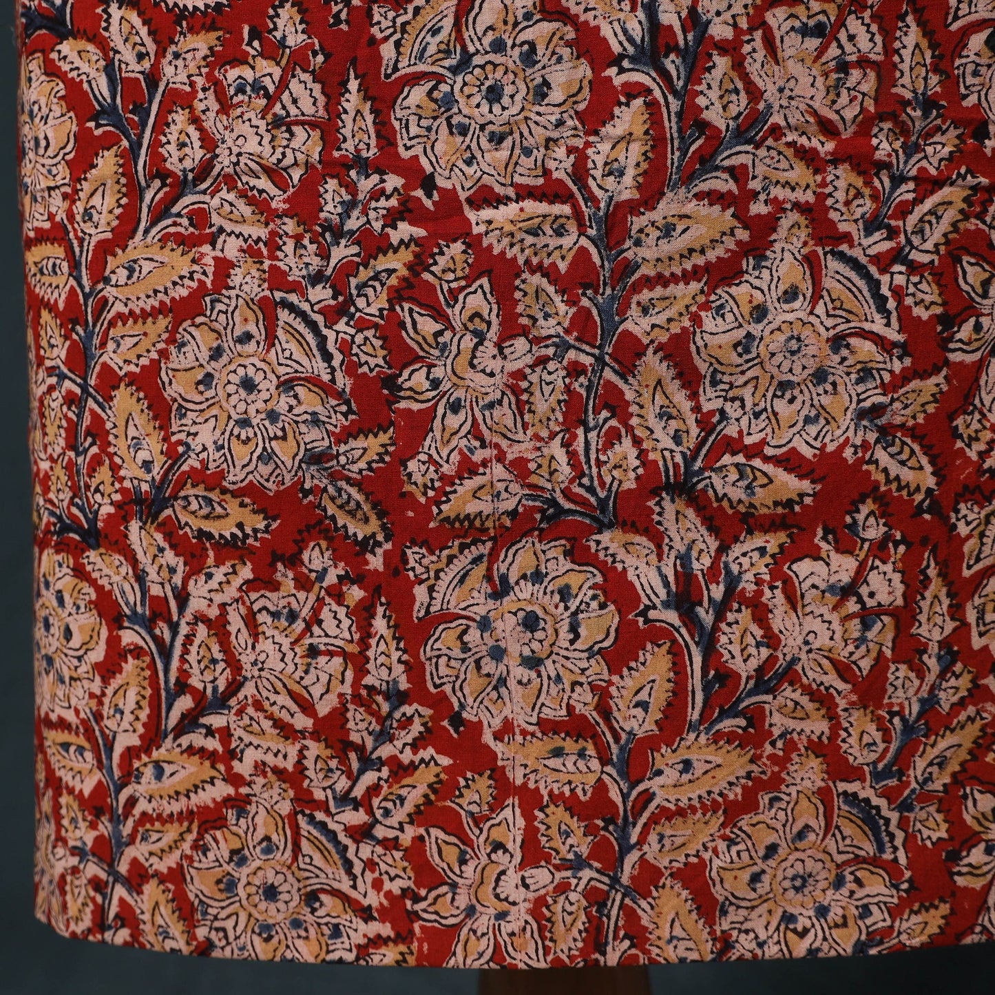 Natural dyed kalamkari hand block print cotton 2pc