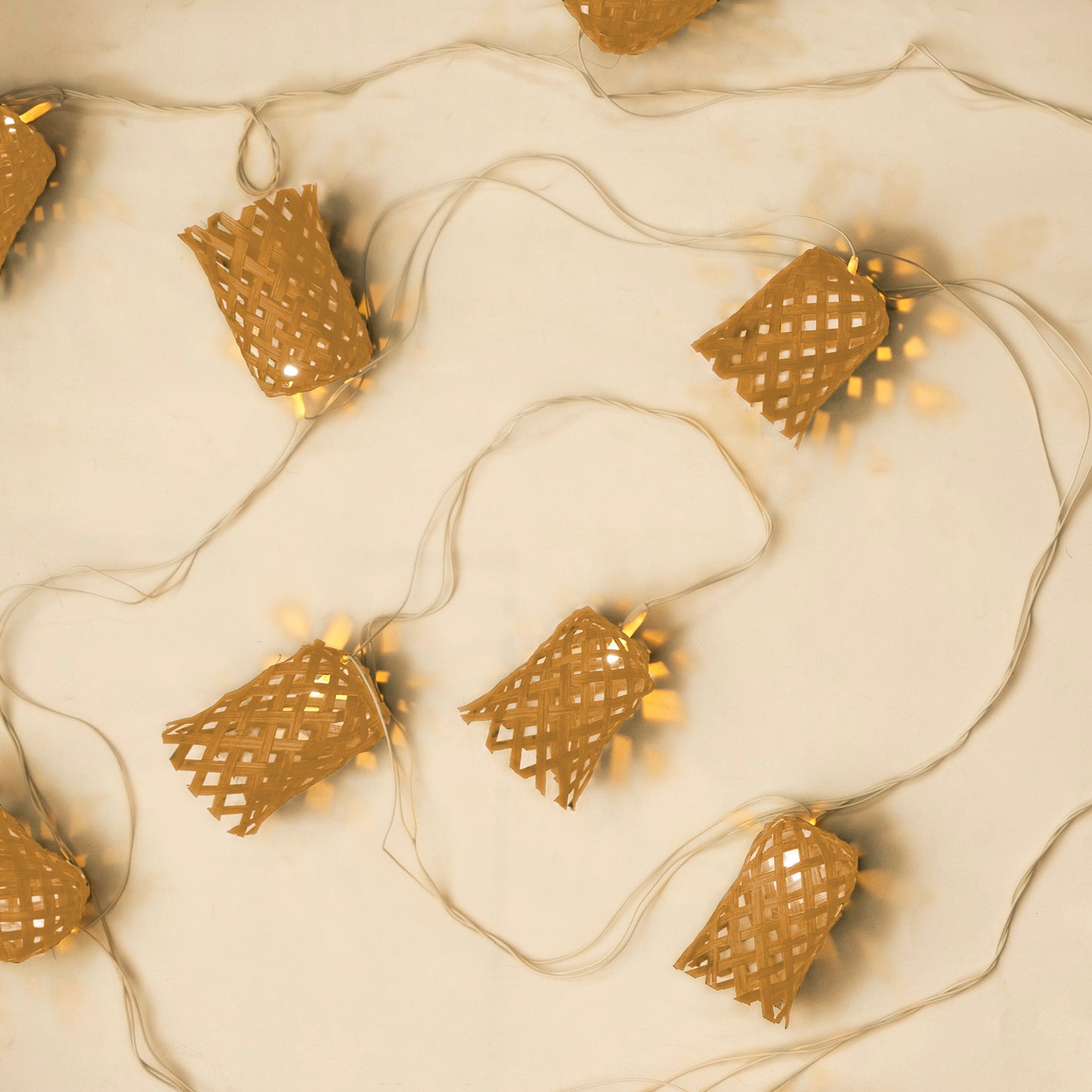 Handcrafted Bell Bamboo String Light (3M)