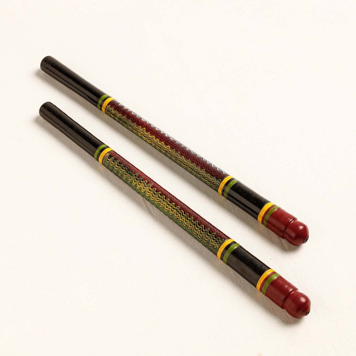 Handmade Lacquered Wooden Garba Dandiya Sticks