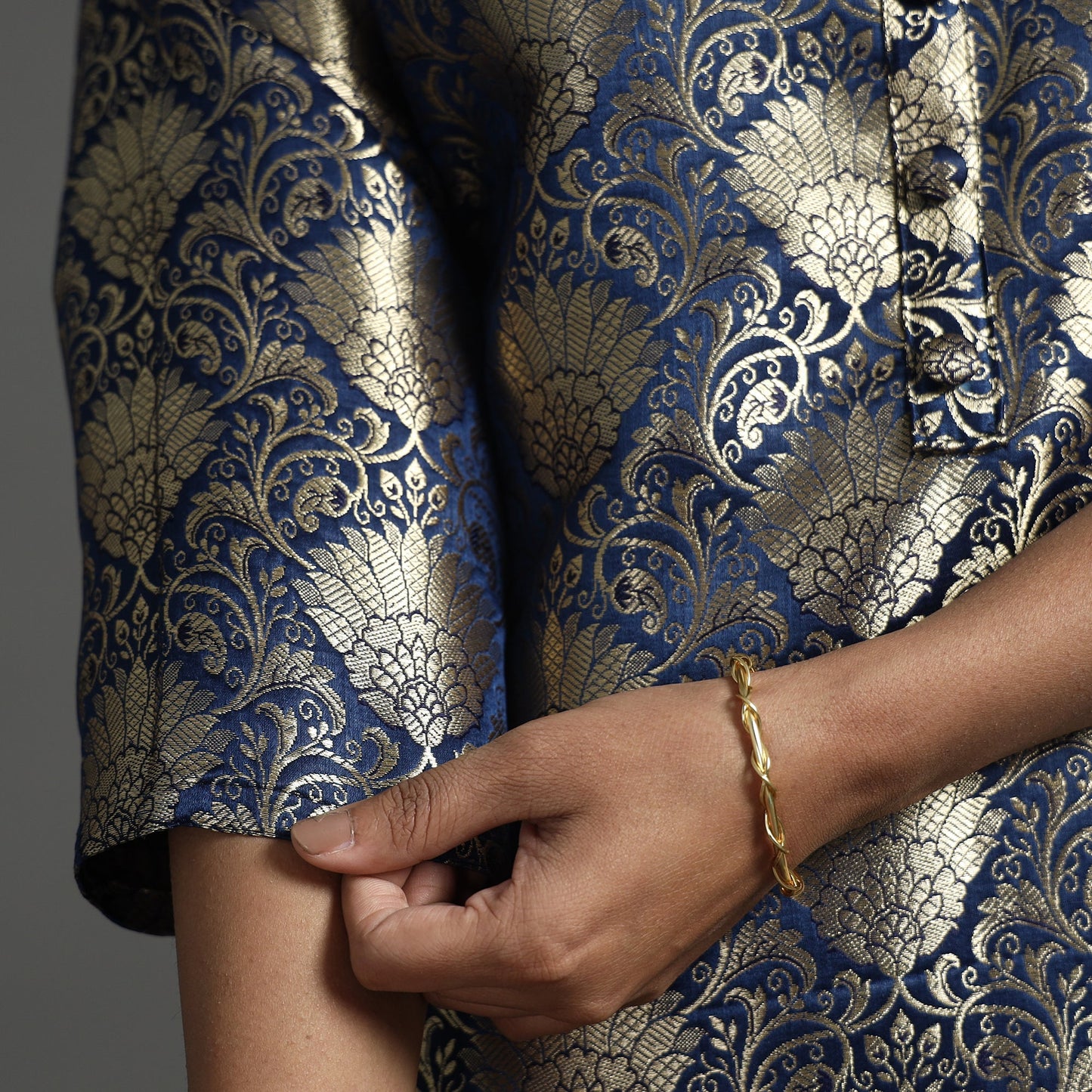Banarasi Silk Kurta with Pant Set