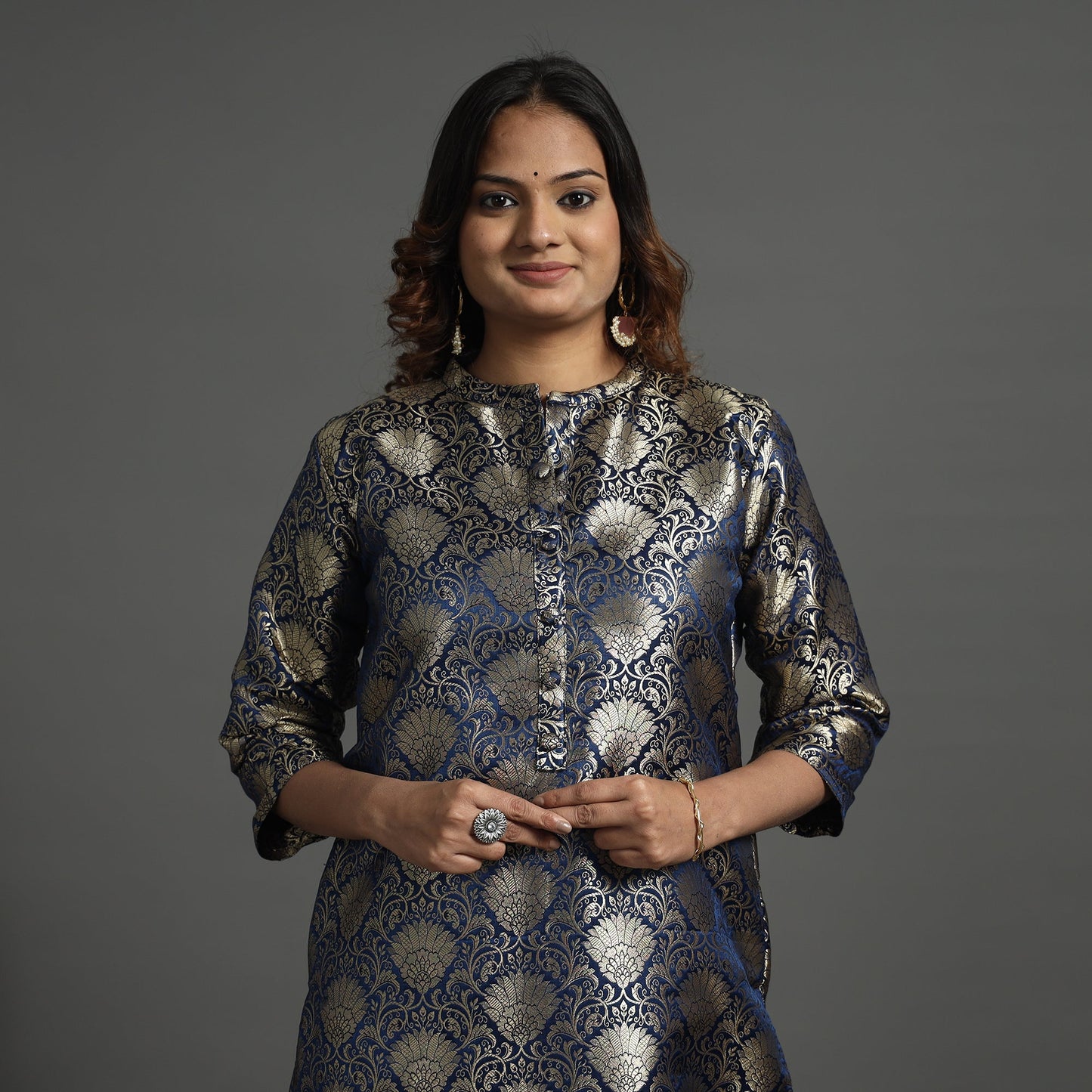 Banarasi Silk Kurta with Pant Set