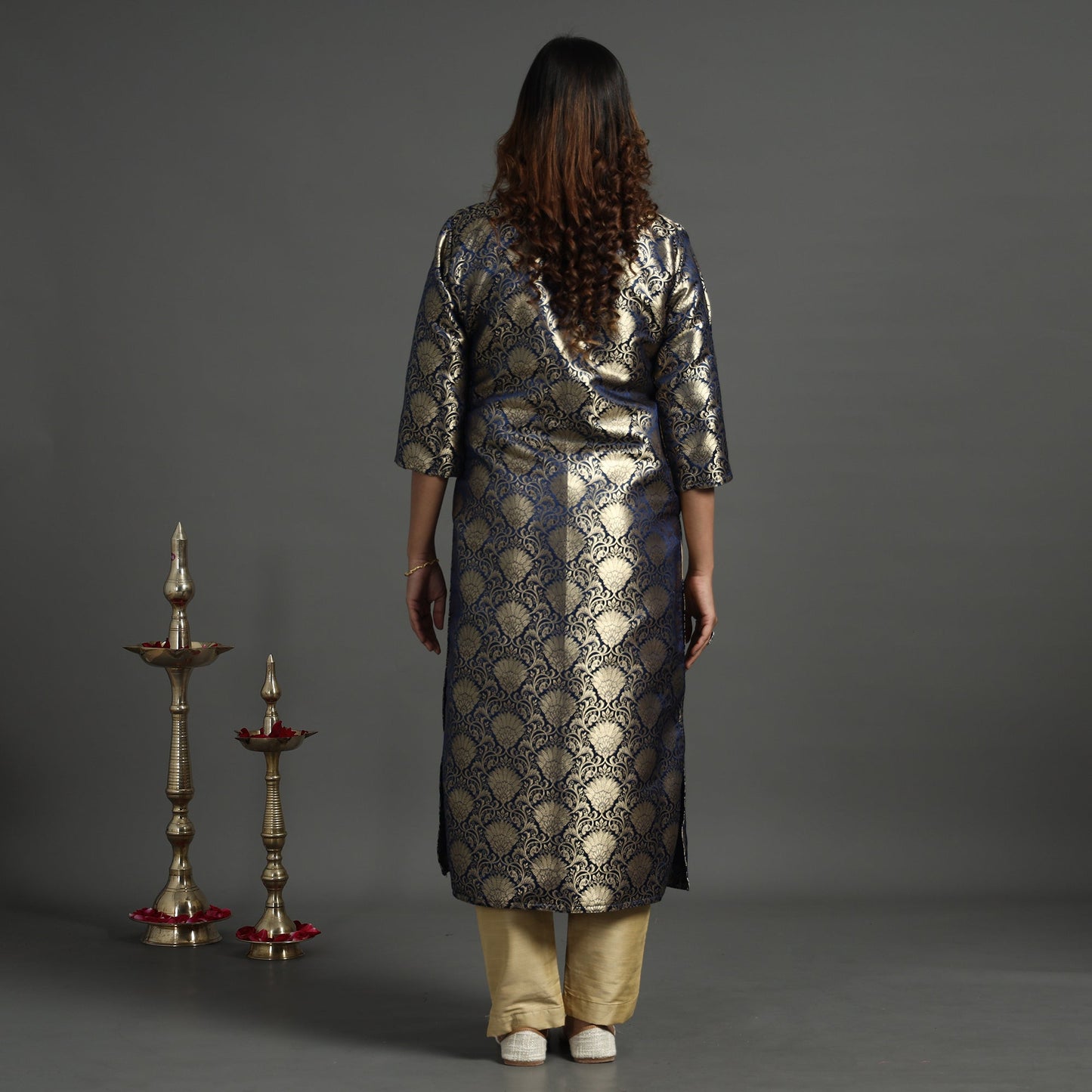 Banarasi Silk Kurta with Pant Set
