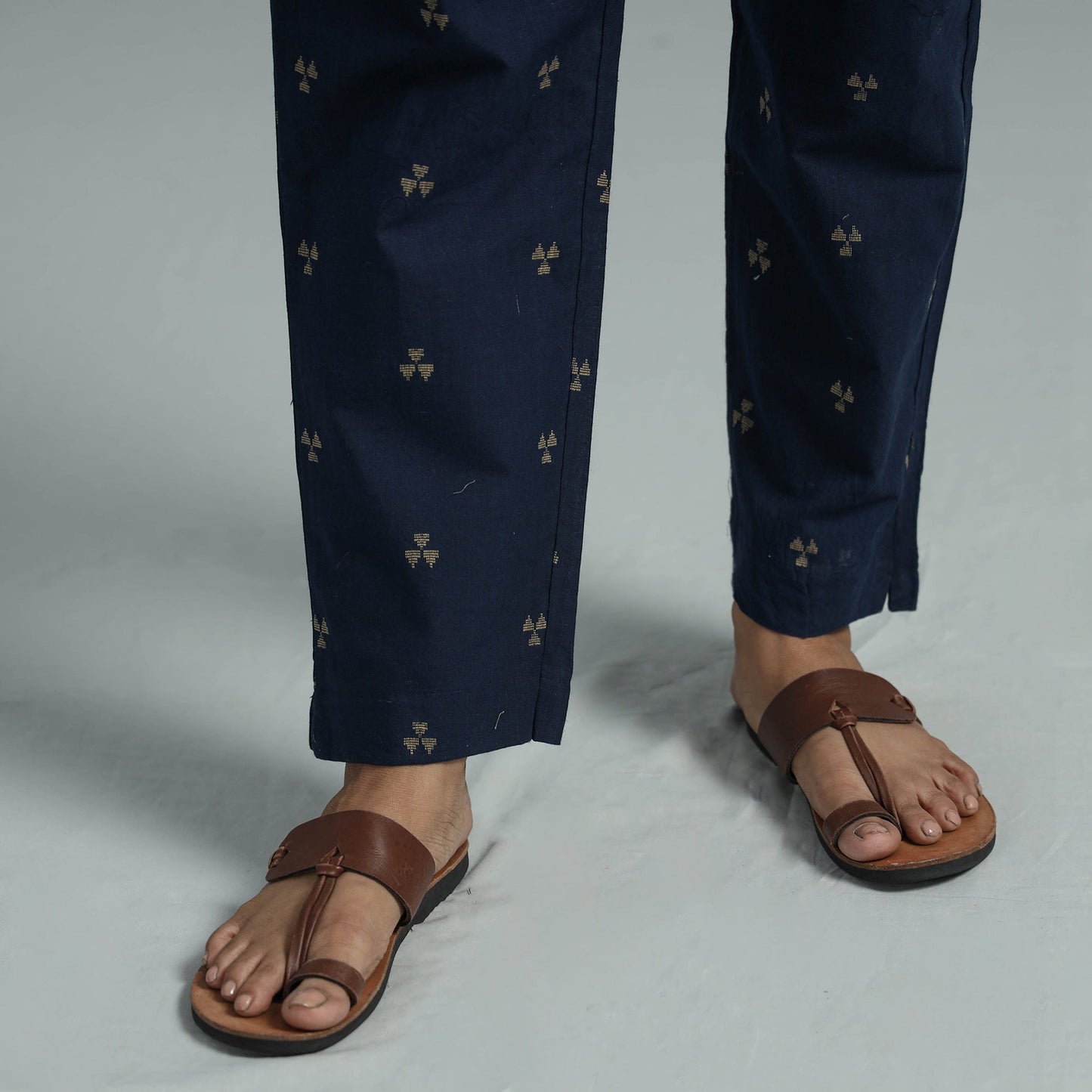 Buy Jacquard Weave Cotton Elasticated Pant Online at iTokri.com