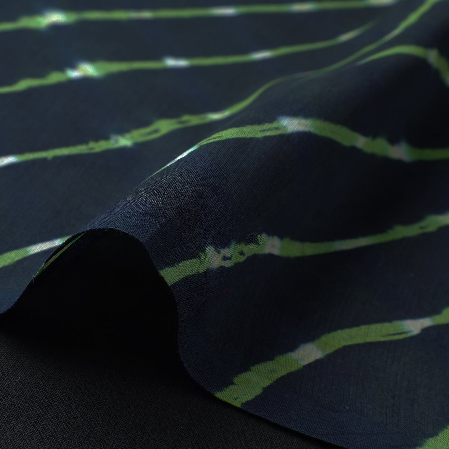 Leheriya Tie-Dye Chanderi Silk Fabric 27
