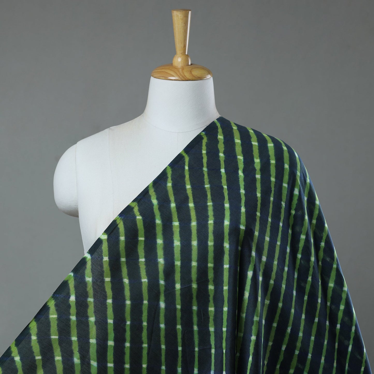 Leheriya Tie-Dye Chanderi Silk Fabric 27
