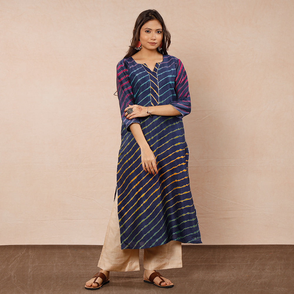 leheriya kurta