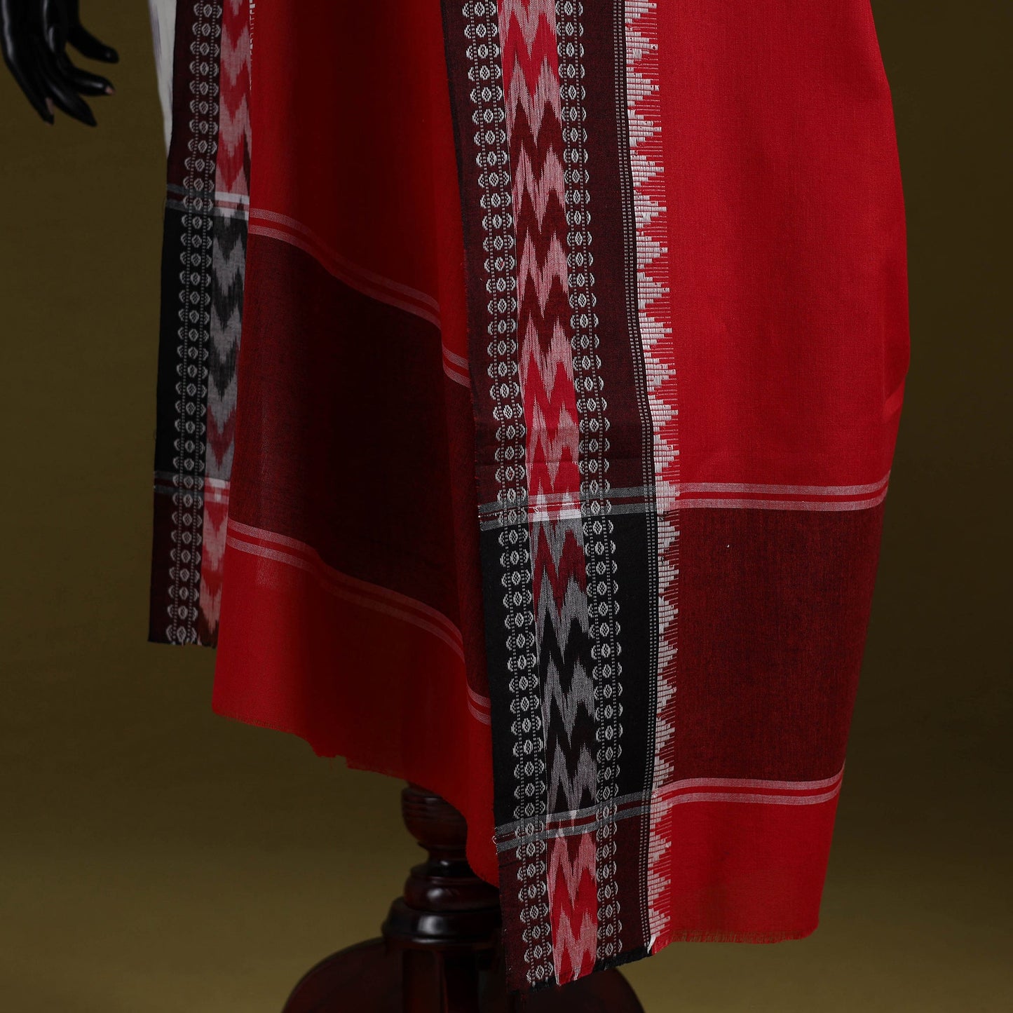 Odisha ikat cotton sambalpuri dupatta 11 - handcrafted