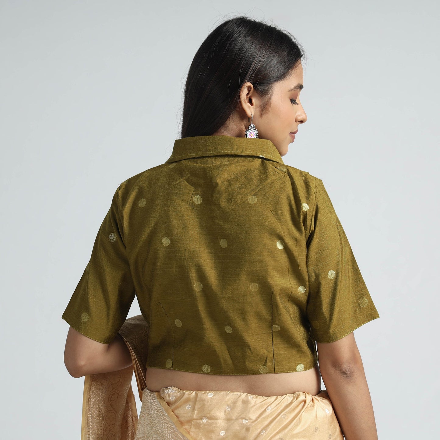 Silk Stitched Blouse