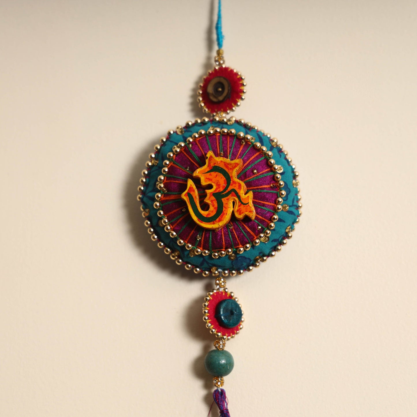 Diwali Decor Felt & Beadwork Wall Hanging Online in India