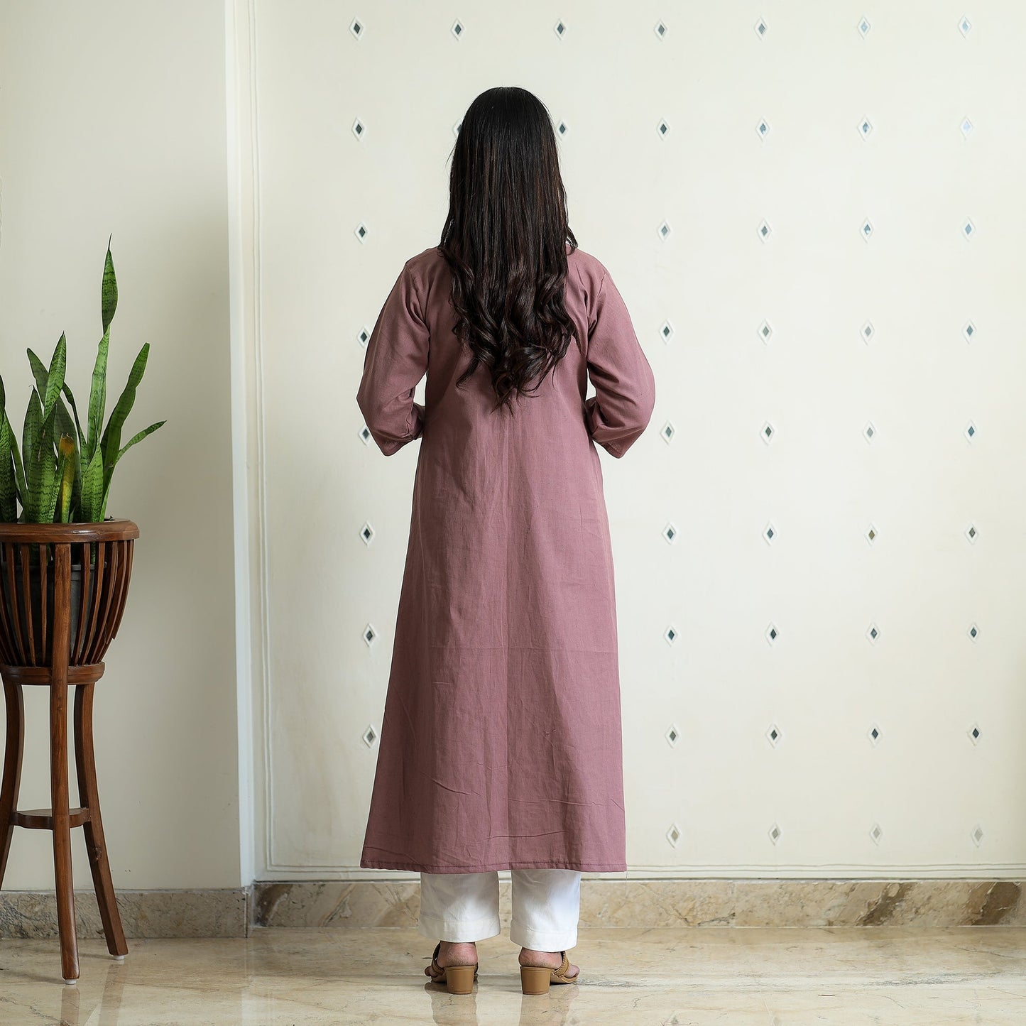 Plain Flex Cotton Kurta
