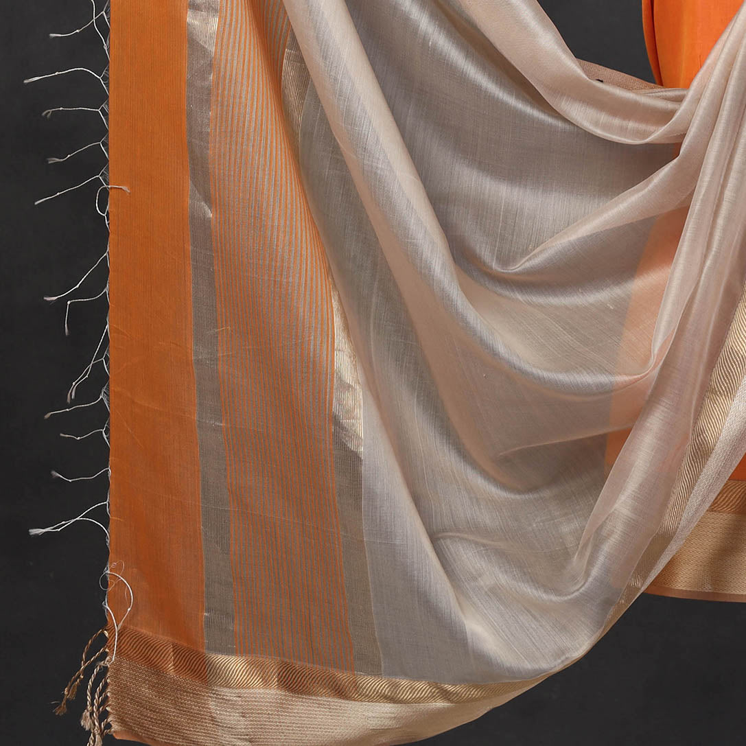 Buy 2pc Maheshwari Silk Handloom Suit Material Set with Resham Zari Border Online l iTokri.com