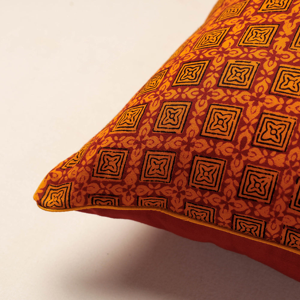 Block Printed Cushion Cover