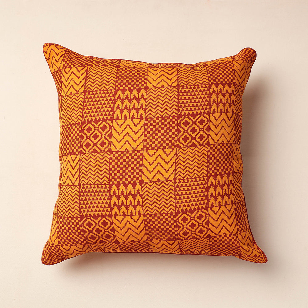 Bagh Block Printed Pure Cotton Cushion Cover
