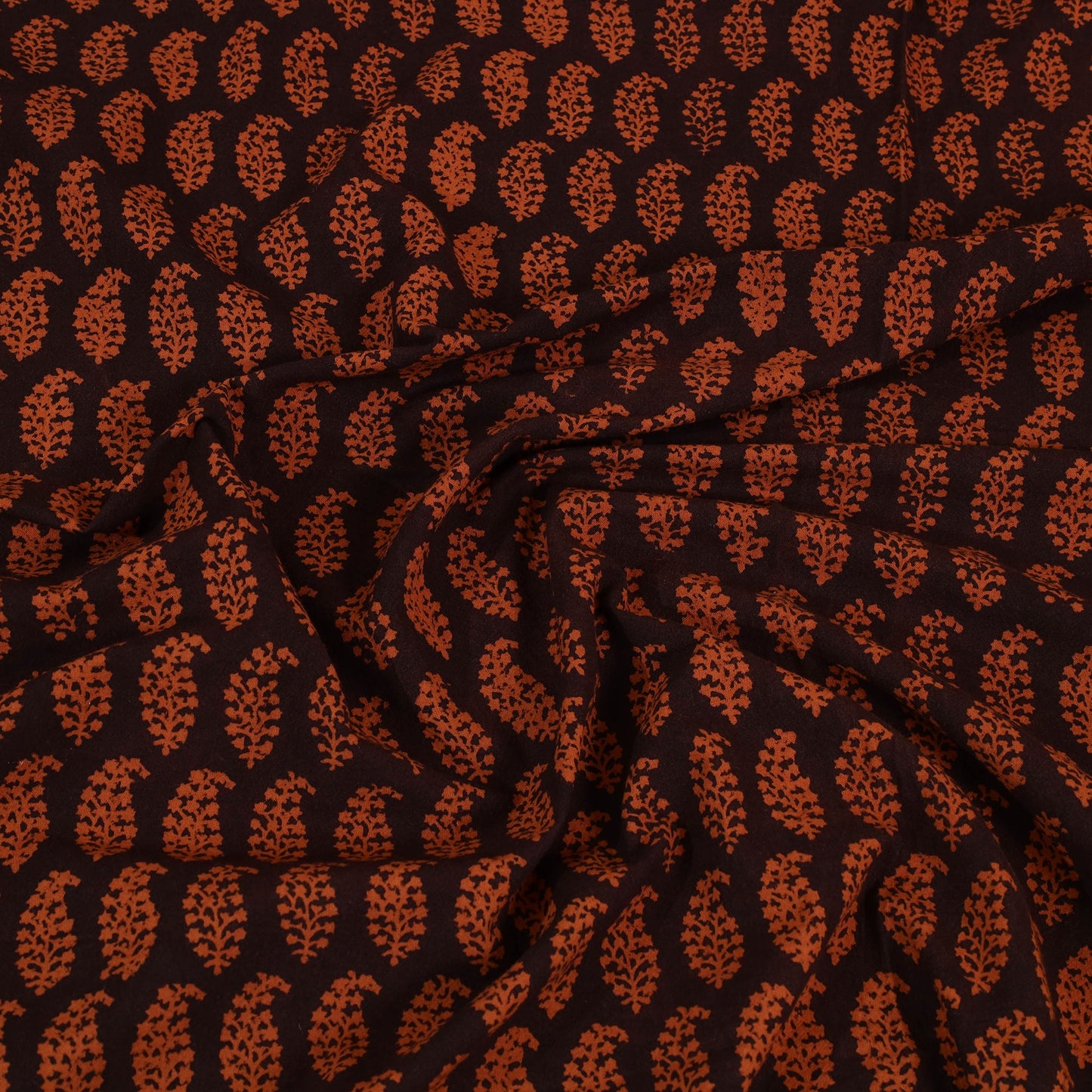 Orange - cotton bagh double bedsheet with pillow covers 20