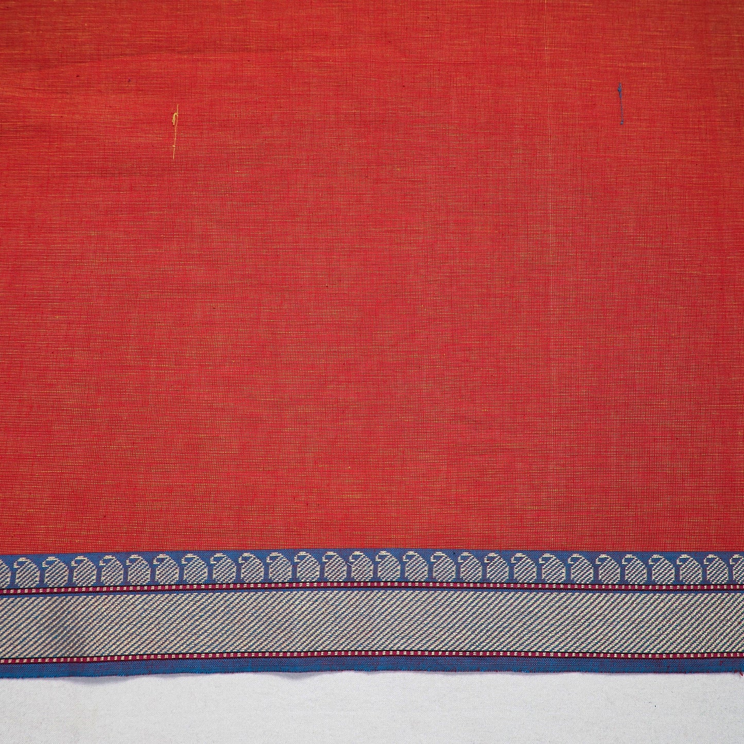 Buy Orange Dharwad Cotton Blouse Piece