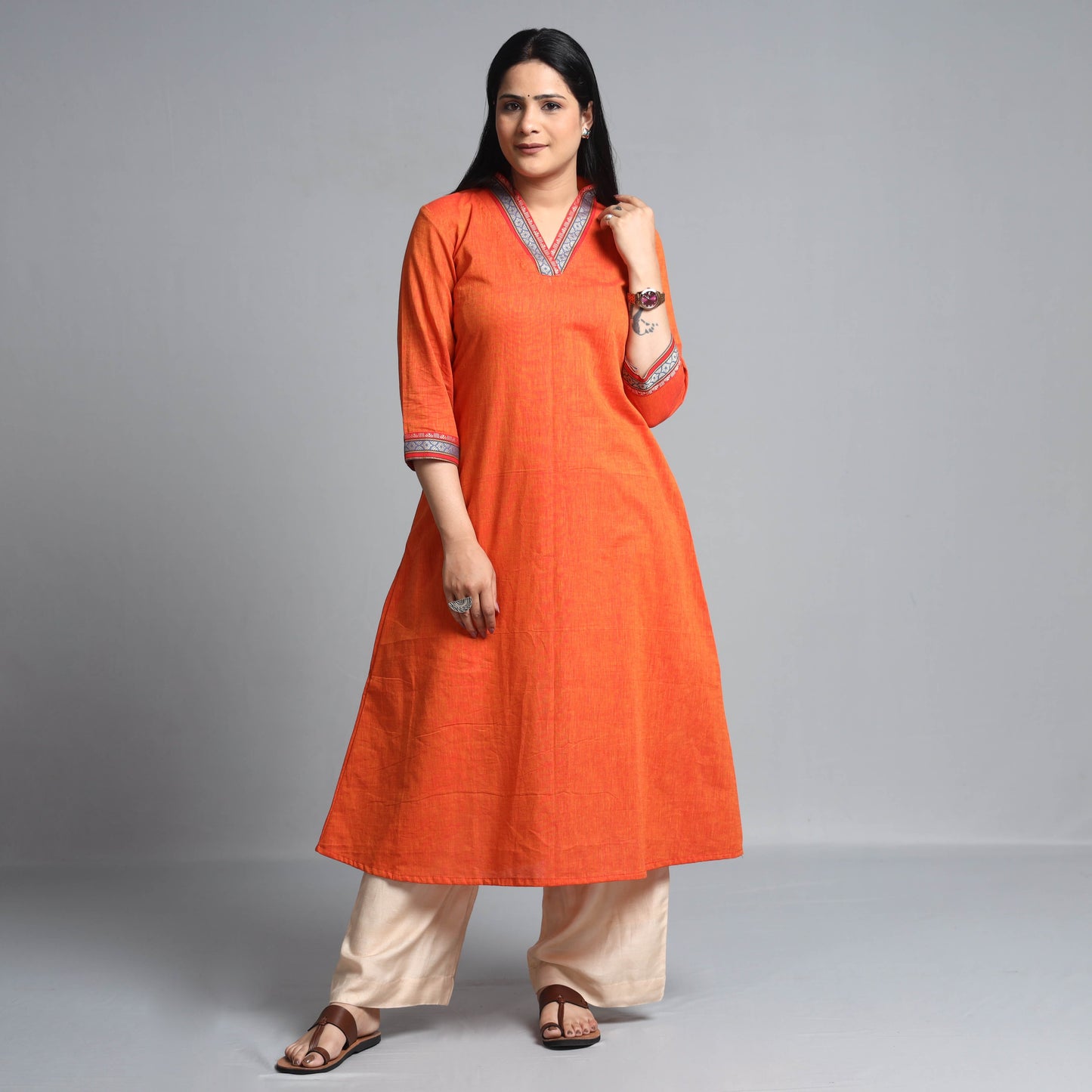Dharwad Cotton Long Kurta for Women