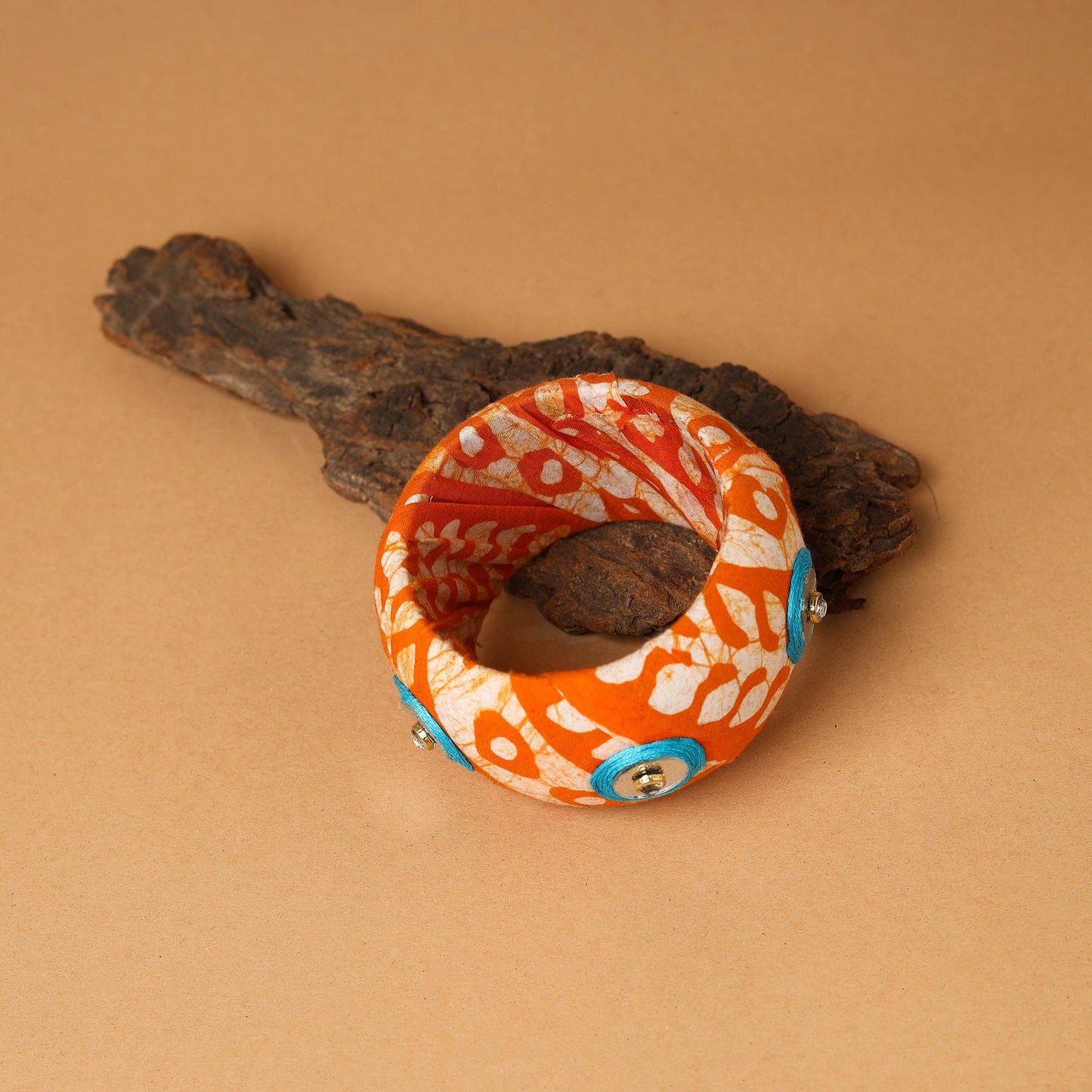 Fabart Kundan & Mirror Work Handmade Bangle